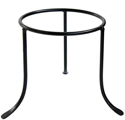 Taliani Ferro Supporto per anfora/Vaso in Ferro con Sezione in Tondo di Diametro 10 mm (Diametro 16 cm)