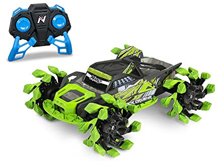 Nikko RC 10211 Rock CrushR - Coche teledirigido teledirigido, vehículo Todoterreno hasta 14 km/h, Ruedas automáticas, Agarre Extra, Alcance de 100 m, 2,4 GHz, niños a Partir de 6 años y Adultos,