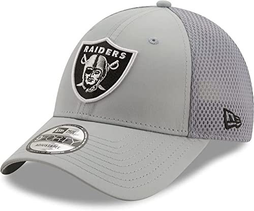New Era Team Arch 9Forty Adjustable Cap LAS VEAGAS Raiders Grau, Size:OneSize