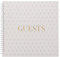 ReWu Gästebuch für Hochzeit, Geburtstag, Konfirmation, Hochzeitsgästebuch, Babyparty, Taufe, Ferienwohnung 100 Seiten, Blanko FCS Papier Ringbindung