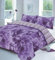 TEXTILER Super King Size Floral Duvet Cover Set Lilac Reversible Bedding - Soft And Easy Care Floral Bedding Super King Size - Non-Fading Flower Bedding Set Super King Size- Lilac Bedding Set