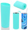 GORGECRAFT 2PCS Emballage en Silicone Sans Couture pour Gobelets à Sublimation 20oz Réutilisable Silicone Sublimation Sleeve Mug Clamp Sleeve Fixation For Full Wrap Tumbler Blanks Sublimation(Cyan)