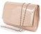 Pochette vernice color carne rosa beige lucida elegante cerimonia da donna ragazza borsa a mano piccola borsetta sera clutch bag matrimonio comunione Nude primavera estate 2025