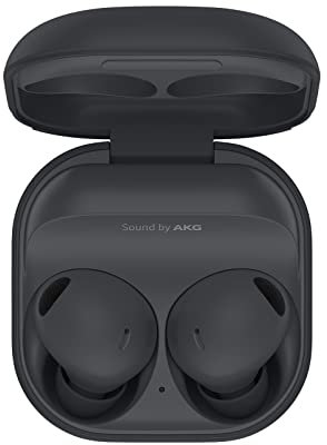 Samsung Galaxy Buds2 Pro Auriculares inalámbricos Bluetooth True Wireless, cancelación de Ruido, Funda de Carga, Calidad de Sonido, Repelente al Agua, Grafito, Incluye Funda Nukin Clear Case
