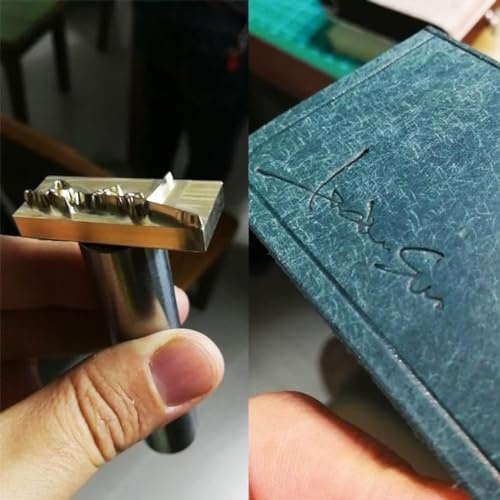 Sello Personalizado Para Repujar Cuero Con Mango, Plancha Personalizada Para Repujar Carne Madera Papel Plástico, Regalo Para Artesano Del Cuero, Regalo Para Papá