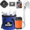 Elil Portable Camping Shower Pump with 12 Liter Collapsible Bucket - Rechargeable Battery Camp Shower Electric Shower, Portable Shower for Camping