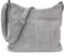irisaa Handtasche Damen Hobo Schultertasche, Medium Umhängetasche praktische Henkeltasche mit vielen Fächern, Vintage Look mit Reißverschluss, DKB Farbe:Grau