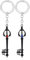 SXYNIO Keyblade Schlüsselanhänger 2pcs LostBlade Schlüsselkette Sora Keyblade Anhänger Schlüssel Tasche Dekoration Accessoire Für Fans