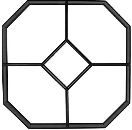 Creatore di percorsi da giardino di arte geometrica, realizzato a mano, in forma esagonale, per pavimentazioni in calcestruzzo