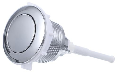 CRILSTYLEO botón del inodoro empujar la descarga del inodoro pulsador de descarga pulsador de cisterna botón de presión para inodoro botón del tanque de agua del inodoro AbS