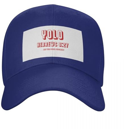 AIETPOIJ Basecap Yolo Baseball Cap Hut Mann für die Sonne Gentleman Hut Kappe Frau Männer