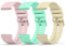 Yisica Correa Compatible con Xiaomi Redmi Watch 5 Active/Lite para Mujer y Hombre, Pulsera de Repuesto de Silicona Suave (Rosa/Azul Claro/Amarillo)