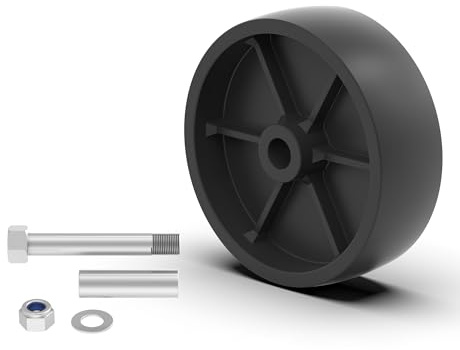 TOWKING 1200lbs 6inch Boat Trailer Jack Wheel, Wheel Replacement for Jack