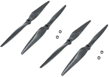 SoKOIUU 4-teiliges Drohnenzubehör, kompatibles Quadrocopter-Kit, 8 9 Zoll CCW Cw 8050 9050 Carbon-Propeller(9050 Prop 2 Pairs)