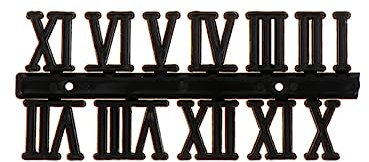 FUXIU Orologio da Parete con Numeri Arabi Romani Adesivo Artistico Rimovibile Orologi Digitali Aghi Accessori Orologio Fai Da Te