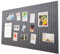 Große Filz Pinnwand Selbstklebend ，60 x 40cm Filzboard，dekorative Pinnwand aus Filz， 0,9cm dick，faltbare Fototafel Memotafeln Memo Boards Bulletin Board Wanddekoration für Büro Küche，Grau