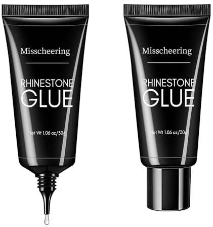 Henyall Nail Art Rhinestone Glue,30g Super Adhesive Nail Charm Glue,Strong Adhesive Nail Charms Nail Gems for Gemstones,Rhinestones,DIY Nail Designs,Transparent Soluble Rhinestone Jewellery