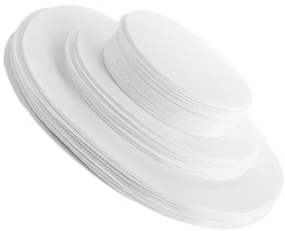 TOYZFRIENDY 50pcs Felt Potholder Plate Separator Pads Pan Protector Pads Tableware Insulation Felt Separator for Cookware Dish Dividers Plate Protectors Hot Pan Holder White