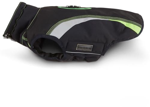 Wolters Outdoorjacke Xtra Strong | Strapazierfähige & robuste Jacke für aktive Hunde | Farbe Neon-Grün - Gr. 48 (Rückenlänge 46-48 cm)