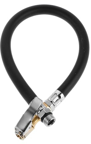 GOOHOCHY Quick-inflation Tire Chuck Hose for Bicycle and Tire with Rubber Plastic Pipe High-pressure Pump Adapter for Portable Air Compressor