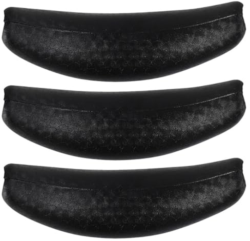 CIMAXIC Nackenkissen in Schwarz für Shampoo Waschbecken aus Gummi 3 Stück Rutschfest und Komfortabel für Friseursalon und Spa Setup