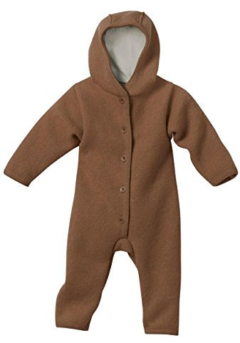 Disana 36104XX - Walk-Overall Wolle marine, Haselnuss, 74/80