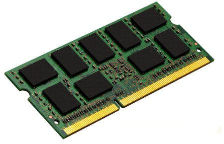 Kingston SO D3 1333 Memoria RAM da 8GB, Nero