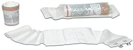 Gima - Benda Emocontrol Antiemorragica, Bendaggio Elastico per Ferite e Piccole Emorragie, Misura 4,5 m x 10 cm, con un Tampone 10 x 10 cm e 2 clip, 1 pezzo
