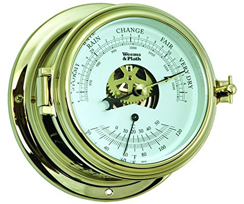 Weems and Plath Endurance II 115 Barometer/Thermometer Brass