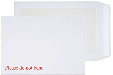 Blake Purely Packaging 3266 Versandtasche Mit Papprückwand Haftklebung Weiß C4 324 x 229 mm - 120g/m² | 125 Stück