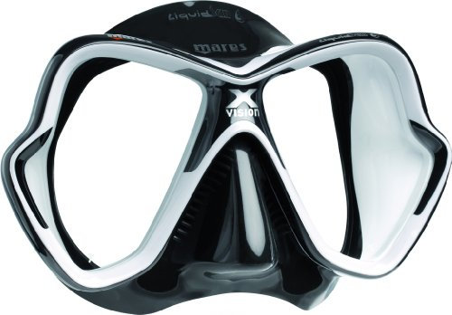 Mares X-Vision LiquidSkin New Tauchermaske 2014 (schwarz/weiß/schwarz)