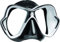 Mares X-Vision LiquidSkin New Tauchermaske 2014 (schwarz/weiß/schwarz)