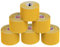 ALPIDEX Kinesiologie Tape 1/3/ 6/12 Rollen Viele Farben 5 m x 5 cm Anwendungsbroschüre Elastisch Wasserfest Hautfreundlich Physio Muskel Tape Set, Farbe:gelb, Menge:6 Rollen