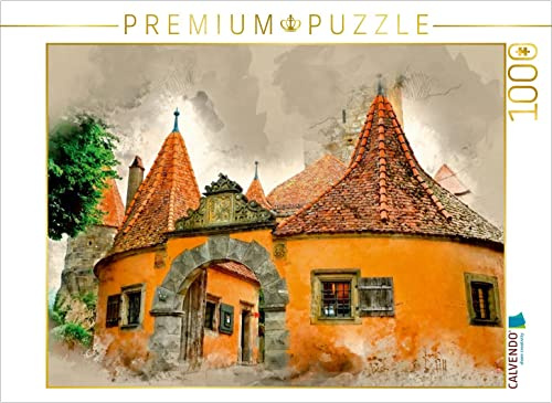 CALVENDO Puzzle Rothenburg ob der Tauber | 1000 Teile Lege-Größe 64 x 48 cm Foto-Puzzle für glückliche Stunden