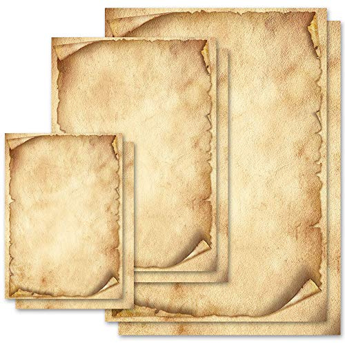 50 Blatt Briefpapier Urkunde ANTIK Antik & History - DIN A4 Format - Paper-Media