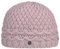 LIERYS Pinea Beanie Strickmütze Damen (mit Schurwolle und Alpakawolle) - Mütze Made in Germany - One Size Wintermütze im gestrickten Design (54-60 cm) - Beaniemütze Herbst/Winter Altrosa One Size
