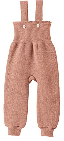 Disana - Salopette in lana naturale, 33101XX Rosa 98/104 cm