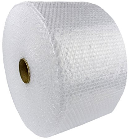 KADAX Rouleau de film à bulles pour déménagement et utilisation de meubles, emballage en plastique transparent 100m x 40cm transparent