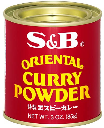 S&B - Curry Japonés, Curry Spice en Polvo, Sazonador Picante, Sabor Picante Suave, Condimento ideal para tus Recetas - 85 g
