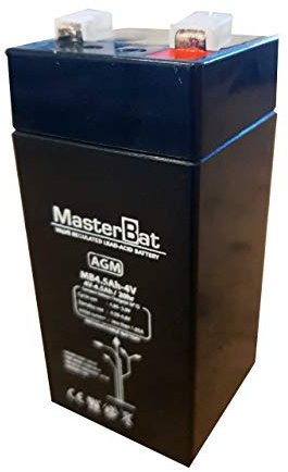 U-Power - Batería piombo AGM Sigillata 4.5Ah 4V - Faston F1 4.8mm