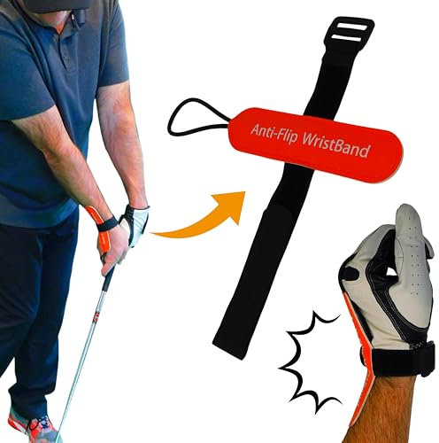 Anti-Flip Stick® Wristband | Golf Chipping Training Aid That Will Help You Improve Your Chipping | Golf Swing Training Aid for Better Chipping & Impact