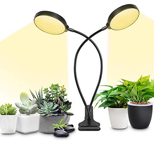 OPENBEAUTY Grow Light 30W Sunlike Full Spectrum LED Plant Grow Lights with Timer Auto On/Off 4/8/12H Waterproof Grow Lamp for Indoor Plants, 5 Dimmable Levels, 3 Switch Modes, Adjustable Gooseneck