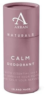 Arran Sense of Scotland Naturals Calm Odour Absorbing Lavender & Chamomile Natural Fresh Fragrance Deodorant Vegan Cruelty Free 24hr Protection