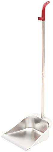 Housoutil Pala De Basura Recogedor De Hojalata Recogedor De Alta Resistencia Gran Recogedor Escobas Para Barra Piso Recogedor De Cocina Pala De Limpieza Oficina Acero Inoxidable Limpio