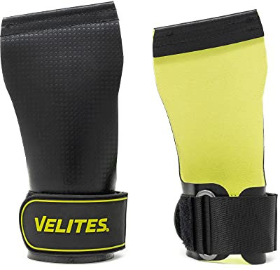 Velites I Cross Training Quad Ultra Gants sans magnésium I Mitaines d'haltérophilie I pour Les athlètes de Crosstraining ou de Gymnastique I Améliorez Vos résultats (Noir, XL)