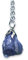 TENET - Anhänger Halskette Mineralien Halbedelsteine Schmuck handgefertigt (TANZANITE) (88300900), Tansanit