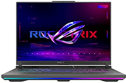 ASUS ROG Strix G16 G614JI-N3213 - Ordenador Portátil Gaming de 16 WUXGA 165Hz (Intel Core i9-13980HX, 32GB RAM, 1TB SSD, RTX 4070 8GB, Sin Sistema Operativo) Gris Eclipse - Teclado QWERTY español