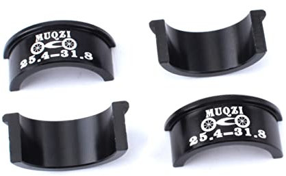 CLISPEED Lenkeradapter 4 Stück Blatt Fahrradlenker Lenkerumbau Aluminiumlegierung Konverter Fahrradlenkeradapter