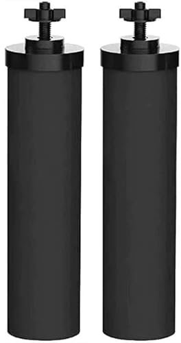 FACHIOO NSF/ANSI 375 Certified Water Filter, Replacement for Berkey® BB9®-2 Black Purification Elements and Berkey® Gravity Filter System, Pack of 2
