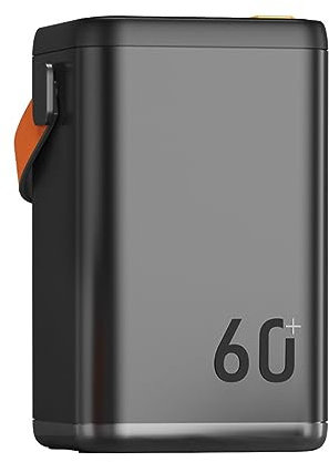 WTHOME 100000mAh/60000mAh Large-Capacity Charging Treasure 35W Energy Storage Power Outdoor Energy Storage Mobile Power Supply,Grey-60000mAh